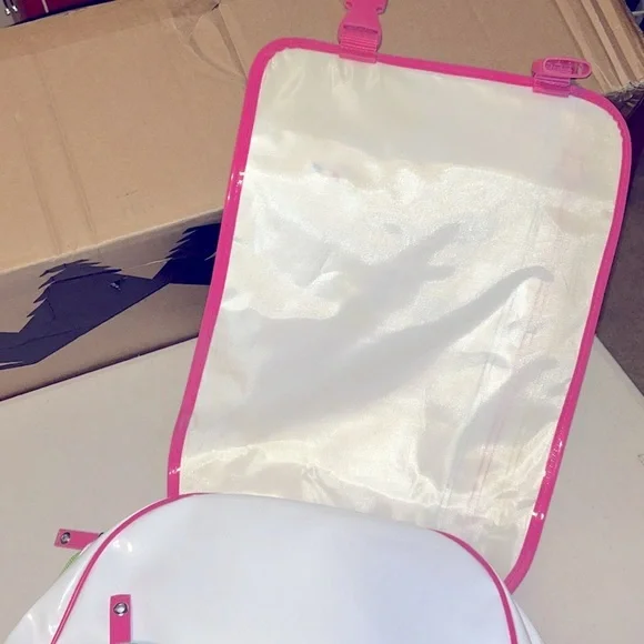 RARE PVC WHITE HELLO KITTY LARGE SPORTY BACKPACK LAS VEGAS - Picture 8 of 14